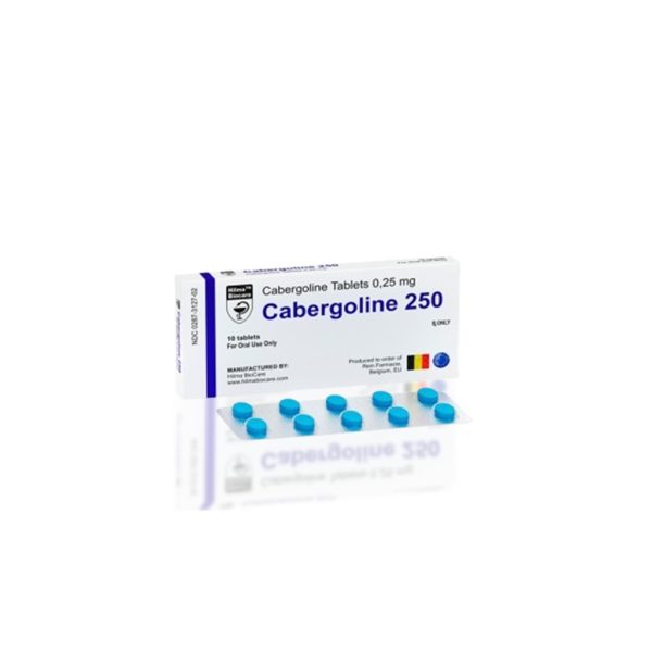 Cabergoline 0,25 mg Hilma Biocare photo d'emballage