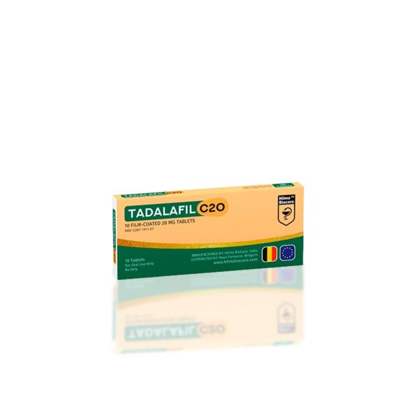 Tadalafil C20 20 mg Hilma BIocare photo d'emballage