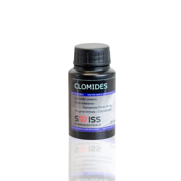 Clomid 50 mg Swiss Pharmaceuticals photo d'emballage