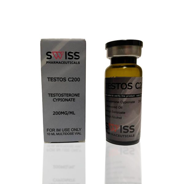 Testosterone Cypionate 200 mg Swiss Pharmaceuticals photo d'emballage