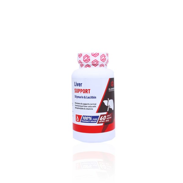 Liver Support (Silymarin & Lecithin) Elbrus Pharmaceuticals photo d'emballage