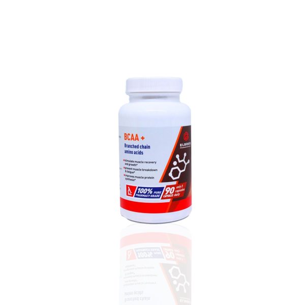 BCAA+ (90 capsules) Elbrus Pharmaceuticals photo d'emballage